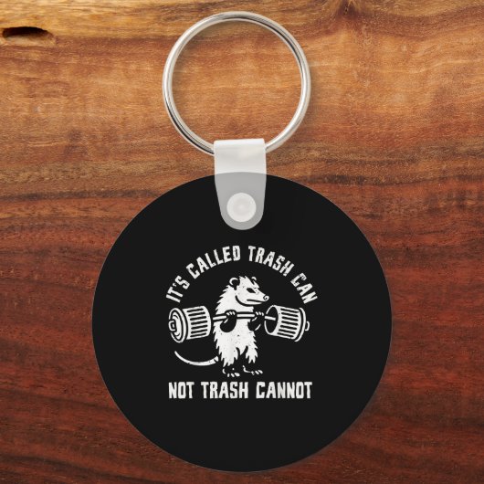Ssum Ossum Trash Can Trash Cannot Funny Joke Ossum Sleutelhanger (Voorkant)