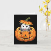 Ssum Pumpkin - Grappige Halloween Kaart (Gele Bloem)