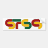 st9 rasta bumpersticker (Voorkant)