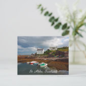 St Abbs, Schotland, briefkaart (Staand voorkant)