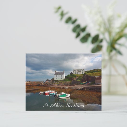 St Abbs, Schotland, briefkaart (Staand voorkant)