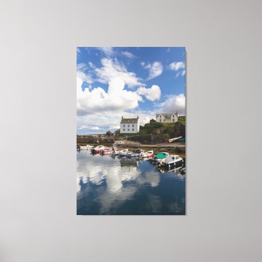 St Abbs, Schotland Canvas Afdruk (Voorkant)