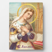 St. Adelaide, keizerin van het Heilige Roomse Rijk Fotoplaat (voorkant)