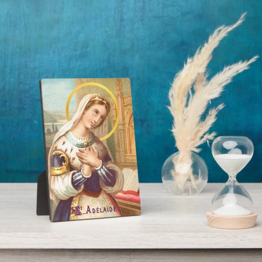 St. Adelaide, keizerin van het Heilige Roomse Rijk Fotoplaat (Zijkant)