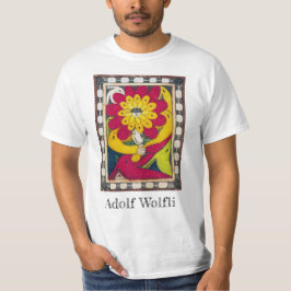St. Adolf-Troon, Gezicht-Bloem | Adolf Wölfli | T-shirt
