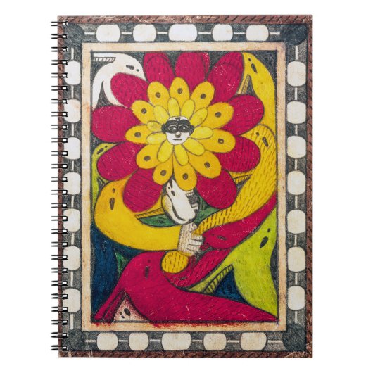 St. Adolf-troon, Gezichtsbloem | Adolf Wölfli | Notitieboek (Voorkant)