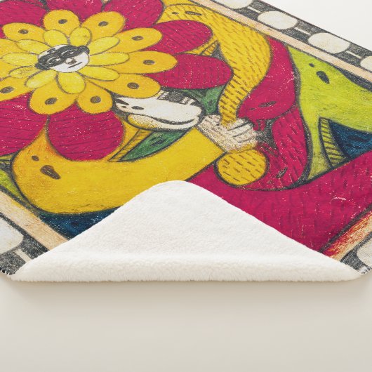 St. Adolf-troon, Gezichtsbloem | Adolf Wölfli | Sherpa Deken (3/4)