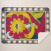 St. Adolf-troon, Gezichtsbloem | Adolf Wölfli | Sherpa Deken (Voorkant (horizontaal))