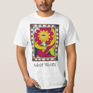 St. Adolf-troon, Gezichtsbloem   Adolf Wölfli   T-shirt