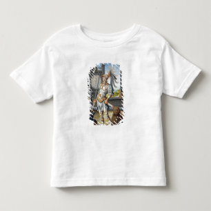 St. Adrian in Armor in een open landschap Kinder Shirts