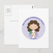 St. Agatha Briefkaart (Voorkant / Achterkant)