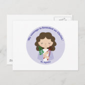 St. Agatha Briefkaart (Voorkant / Achterkant)