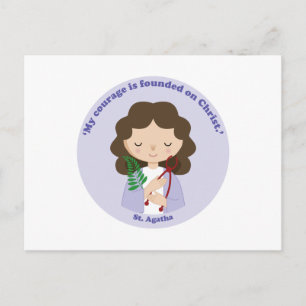 St. Agatha Briefkaart