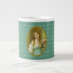 St. Agatha (M 003) 20 oz. Jumbo koffiemok #1 Grote Koffiekop