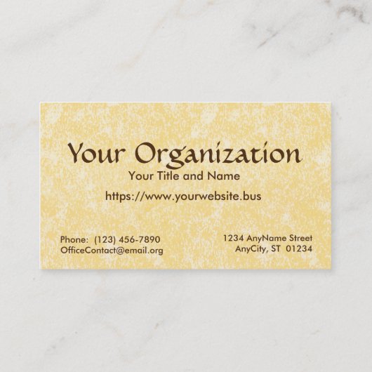 St. Agatha (M 003) FB Standard Visitekaartje (Achterkant)