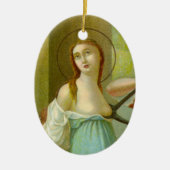 St. Agatha (M 003) Keramisch Ornament (Voorkant)