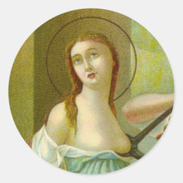 St. Agatha (M 003) Ronde Sticker