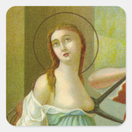 St. Agatha (M 003) Vierkante Sticker
