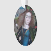 St. Agatha of Sicily (detail; M 070) Acrylyl Ornament (voorkant)