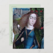 St. Agatha of Sicily (detail; M 070) Briefkaart (Voorkant / Achterkant)