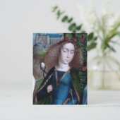 St. Agatha of Sicily (detail; M 070) Briefkaart (Staand voorkant)