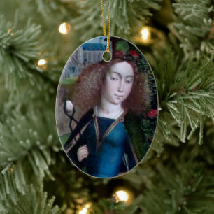 St. Agatha van Sicilië (detail; M 070) Keramisch Ornament