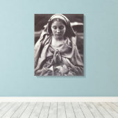St. Agnes (albumenafdruk) Canvas Afdruk (Insitu (Houten vloer))