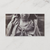 St. Agnes (albumenafdruk) Visitekaartje (Achterkant)