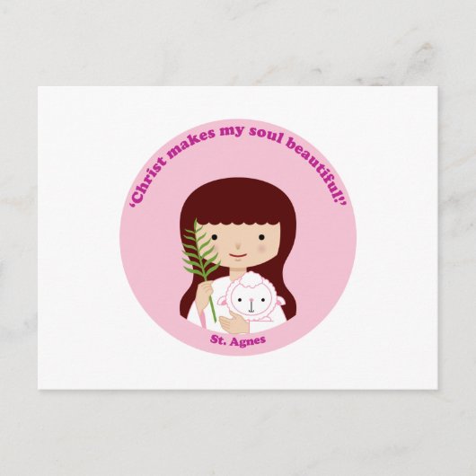 St. Agnes Briefkaart (Voorkant)
