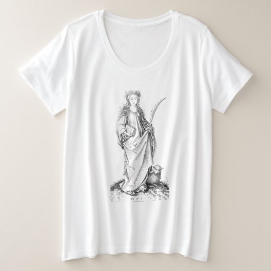 St Agnes Grote Maat T-shirt (Design voorkant)