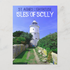 St. Agnes Leuchtturm - Isles Of Scilly Briefkaart