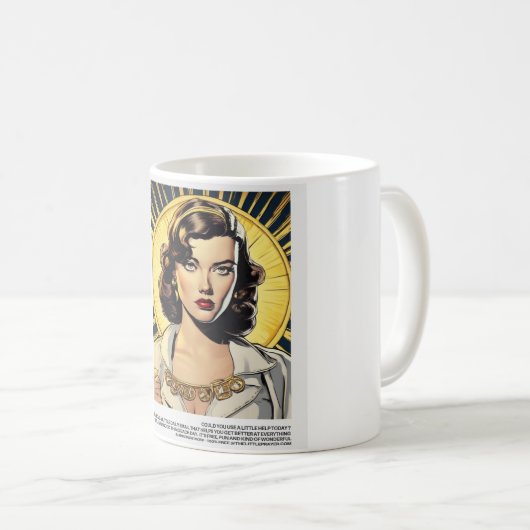 St Agnes Little Prayer Coffee Mok, Limited Edition Koffiemok (Voorkant rechts)