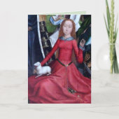 St. Agnes met haar Lamb-kaart (M 070) Kaart (Voorkant)