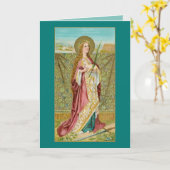 St. Agnes of Rome (BC 01)-kaart Kaart (Gele Bloem)