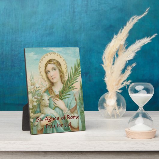 St. Agnes of Rome (MH 01) 5"x7" Fotoplaat (Zijkant)