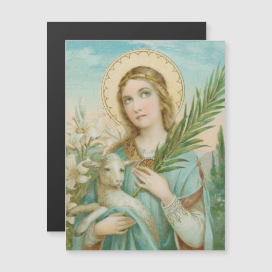 St. Agnes of Rome (MH 01)Magnetic Card (Voorkant / Achterkant)
