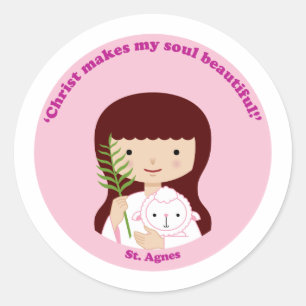 St. Agnes Ronde Sticker
