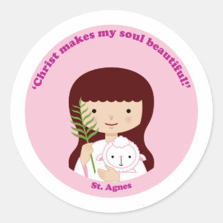 St. Agnes Ronde Sticker