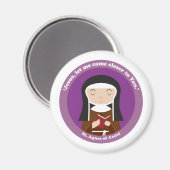 St. Agnes van Assisi Magneet (Voorkant / Achterkant)
