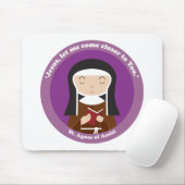 St. Agnes van Assisi Muismat (Met muis)