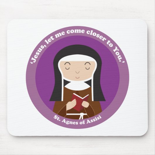 St. Agnes van Assisi Muismat (Voorkant)