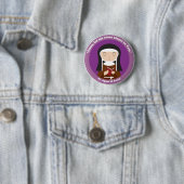St. Agnes van Assisi Ronde Button 5,7 Cm (In situ)
