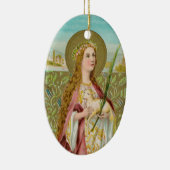 St. Agnes van Rome (BC 01) Keramisch Ornament (Rechts)