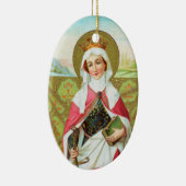 St. Agnes van Rome (BC 01) Keramisch Ornament (Rechts)