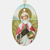St. Agnes van Rome (BC 01) Keramisch Ornament (Links)