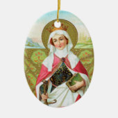 St. Agnes van Rome (BC 01) Keramisch Ornament (Voorkant)