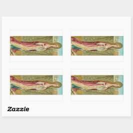 St. Agnes van Rome (BC 01) Rechthoekige Sticker