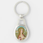 St. Agnes van Rome (BC 01) Sleutelhanger (Voorkant)