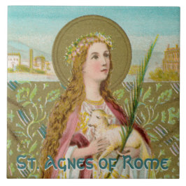 St. Agnes van Rome (BC 01) Tegeltje