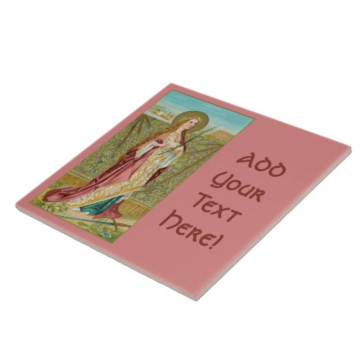 St. Agnes van Rome (BC 01) Tegeltje (Zijkant)